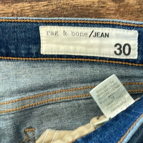 🎀 Rag & bone high rise skinny with holes 30 - Picture 4 of 12